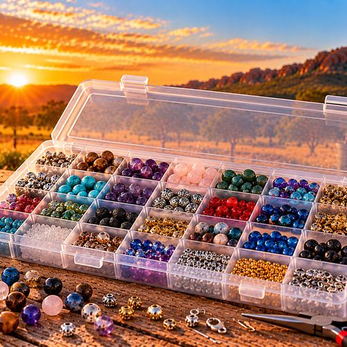 Bead organiser box