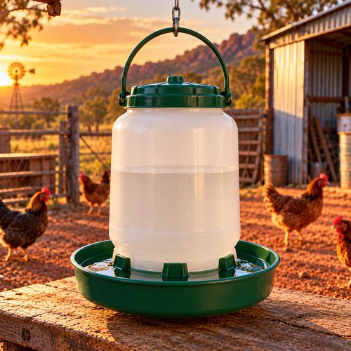 Chook water drinker