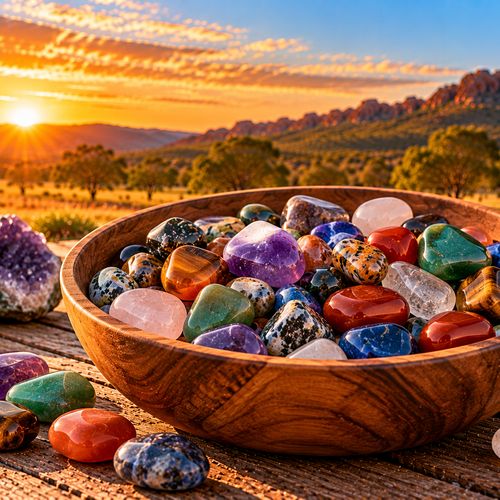 Polished gemstones