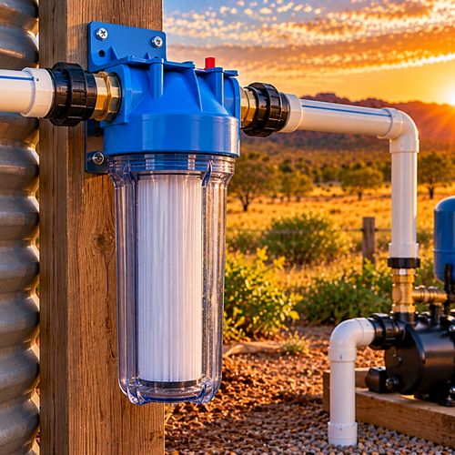 Inline water filter
